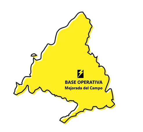 Mapa de cobertura en la Comunidad de Madrid